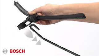 Bosch Wiper Blades Installation Hook AR type [upl. by Trudey88]