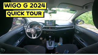 2024 Wigo G Quick Tour Driver amp Passenger POV Inside Look [upl. by Mutz752]