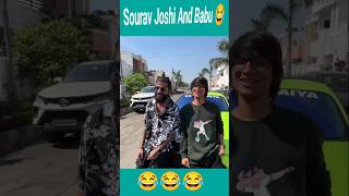 Babu Bhaia And Sourav Joshi 😎 vlog souravjoshivlogs shorts babu vlogger [upl. by Eical701]