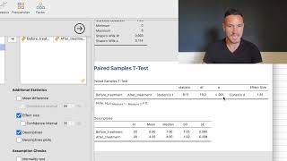 Paired TTest on Jamovi  Example Results Section [upl. by Dleifyar281]