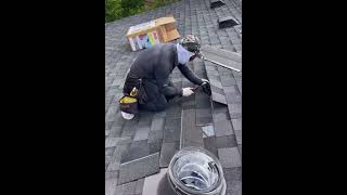 Stepbystep guide to installing a sun tunnel 🔧 short roofingrepair tutorials roofing viral [upl. by Euqirat]