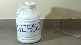 How to Make Gesso Simple  no PVA [upl. by Kehoe]