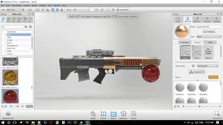 Maya Tutorials  GUN MODELING in maya part3  and rendering in KEYSHOT [upl. by Erdnaet]