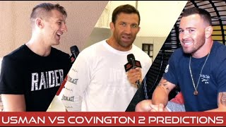 Kamaru Usman vs Colby Covington 2 Predictions UFC 268 PT 2 [upl. by Akcire910]