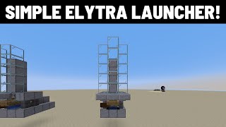 How To Build An Elytra Launcher Minecraft java 120 [upl. by Randee]