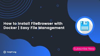 How to Install File Browser with Docker  Easy File Management [upl. by Anawat545]