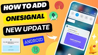 Onesignal Push Notification 2024  Onesignal Android Studio  Onesignal Firebase Integration [upl. by Cattier]