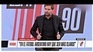 Debate caliente en F90  Gallardo muy crítico con el fútbol Argentino [upl. by Tolmann]