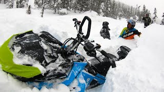 Best Snowmobiling Mont Valin Quebec 2020 Backcountry  SkiDoo Hors Piste  4 Season Bros [upl. by Yecnahc607]