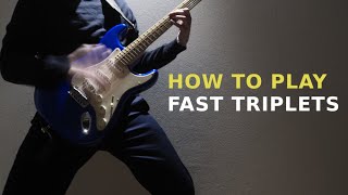 How to Play Fast Subdivisions and Triplet Strumming [upl. by Urbanus]