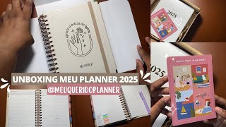 UNBOXING PLANNER 2025 Meu Querido Planner com um FINANCEIRO PERFEITO [upl. by Akeemahs]