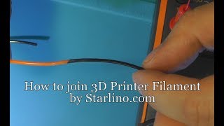 How to join 3D Printing Filament EE way of doing it [upl. by Giltzow]