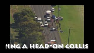 Car crash at Portarlington on Bellarine Peninsula [upl. by Relyat224]