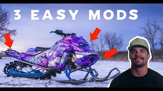 3 EASY WAYS TO CUSTOMIZE YOUR SNOWMOBILE  Tips up Tuesday Episode 1 [upl. by Genesia137]