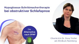 HypoglossusSchrittmachertherapie bei obstruktiver Schlafapnoe  Vortrag Dr Triché Nürnberg [upl. by Anatnahs]