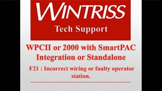 WPCII2000 Standalone or integrated with SmartPAC 2  F21 Error [upl. by Imtiaz]