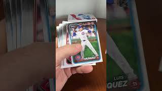 2024 Topps Update Hanger Quick Rip 15 baseballcards packopening yellow crackle [upl. by Terri229]