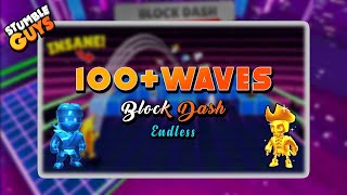 GO LIVE GAMEstumble guys 100 wave part 1 wait for part 2 [upl. by Eehsar]