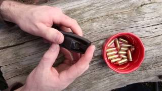 Universal 9mm45ACP magazine loader review Manual vs RAE Speedloader [upl. by Limay608]