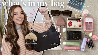 whats in my bag Coach Teri shoulder bag [upl. by Cordier]