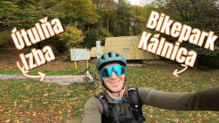 Útulňa Izba a Bikepark Kálnica na MTB [upl. by Evelyn]