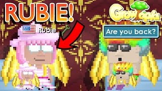 INTERVIEW IS RUBIE REALLY BACK 2017  Growtopia [upl. by Jasun]