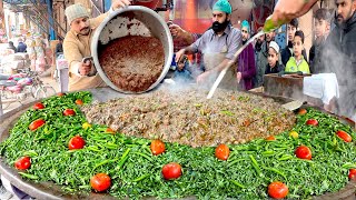 HUGE TAWA FRY KALEJI AT PAKISTANI STREET FOOD  FAMOUS PESHAWARI MASALA KALEJI  MUTTON FRIED LIVER [upl. by Oflodur]