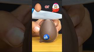 EGG 🆚 KINDER JOY  KON JITEGA BATAO shortvideo [upl. by Constantia234]