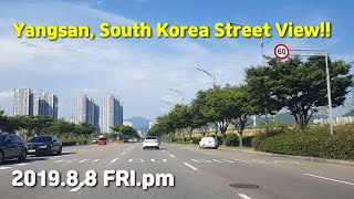 YangsanSouth Korea Street View 2 [upl. by Esta]