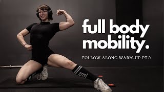 FULL BODY WARMUP  Guided Mobility Routine [upl. by Ahsemit862]