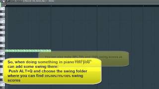 FL Studio tutorial Swing time tips amp tricks [upl. by Sekyere]