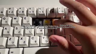 switch comparison Gateron Milky Yellow Pro Gateron EF Curry amp Akko Jelly Blacks [upl. by Kenimod]