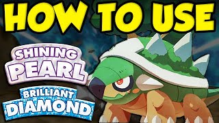 HOW TO USE TORTERRA IN POKEMON BRILLIANT DIAMOND SHINING PEARL Pokemon BDSP Torterra Moveset [upl. by Fira339]