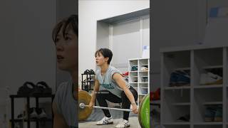 Snatch Technique session Chiaki Ajima 49kg bw [upl. by Khanna]