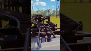 Planet Coaster 2 SWITCH TRACKS in Action 👀 planetcoaster2 themepark rollercoaster [upl. by Jamin]