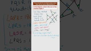 Finding Angles  Maths Contest Problem  Competition Maths  Maths Problem Solving maths [upl. by Festa]