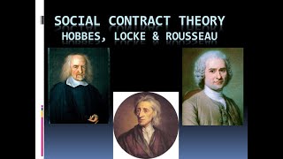 Comparison of Hobbes Locke and Russeau  Political Science 1  CSS PMS PCS [upl. by Ettesus]