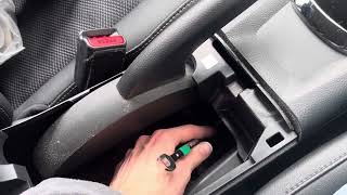 Nissan Pulsar Handbrake tightening adjustment [upl. by Eppesuig]