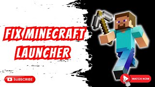 How to fix minecraft launcher not opening on pc [upl. by Dnyletak307]