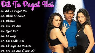 Dil To Pagal Hai Movie All SongsShahrukh Khan amp Madhuri Dixit amp Karisma KapoorMUSICAL WORLD [upl. by Yesak]