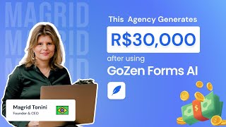 This agency generates R30000 with GoZen Forms AI  Brazilian Digital Marketing agency [upl. by Yelmene]