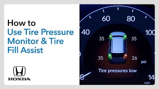 How to Use Tire Pressure Monitor amp Tire Fill Assist [upl. by Modla556]