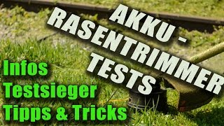 Akku Rasentrimmer  Infos Tipps und Testsieger  AkkuRasenTrimmerTestsde [upl. by Wanids]