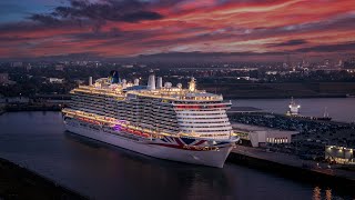 Live Stream IONA by PampO Cruises in Hamburg  Evening Lights at Steinwerder Pier ✨✨✨ [upl. by Reggi]