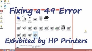 Fixing a 49 Error on HP Printers [upl. by Onavlis822]