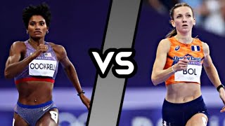 Femke Bol vs Anna Cockrell Brussels Diamond League 2024  400m Hurdles [upl. by Catriona124]