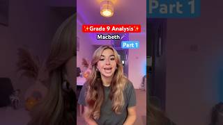 Macbeth Grade 9 Analysis🗡️ Part 1 [upl. by Attenauqa886]