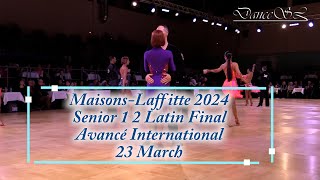 MaisonsLaffitte 2024  Senior 1 2 Latin  Final  38è Tournoi International  2332024 [upl. by Getraer]