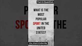 What is the most popular Sport in the United States [upl. by Amethist678]