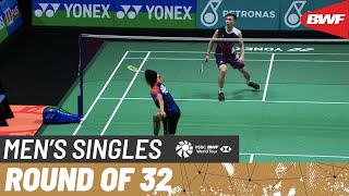 PETRONAS Malaysia Open 2023  Anthony Sinisuka Ginting INA 6 vs Ng Ka Long Angus HKG  R32 [upl. by Fritzsche]